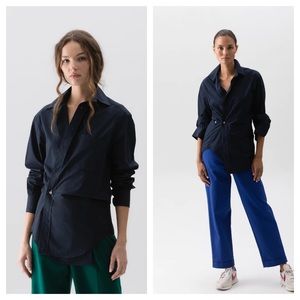 WEARCISCO The MEN'S, Navy Blue Paper Cotton